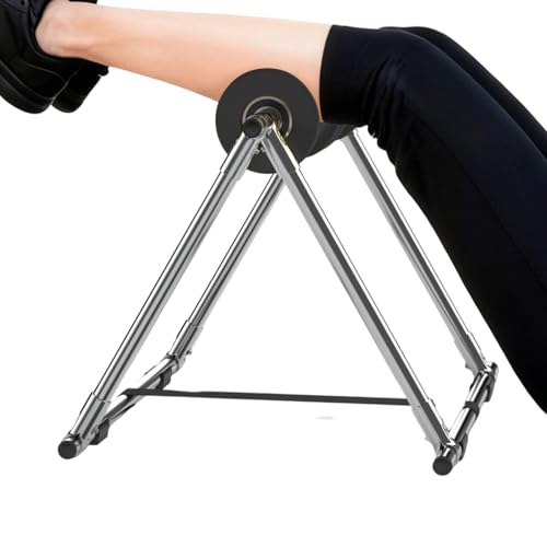 Leg Massager Roller, Foldable Muscle Fatigue Recovery Device, Leg Rolling Massage Tool, Ergonomic Textured Design and Compact Foldable Construction, Post Exercise Fitness Workout Yoga Prolonged - color: Black