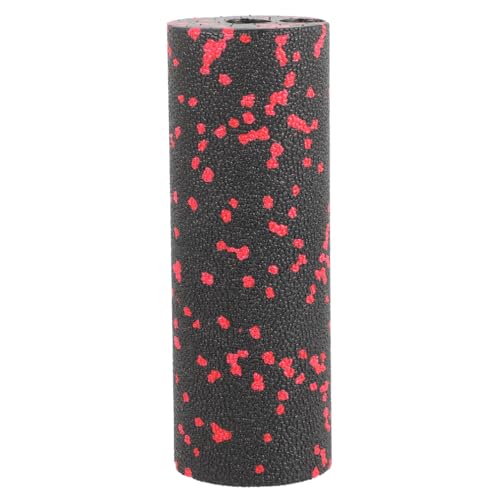 Portable Yoga Column Massager Hard Foam Roller for Muscle Release Red