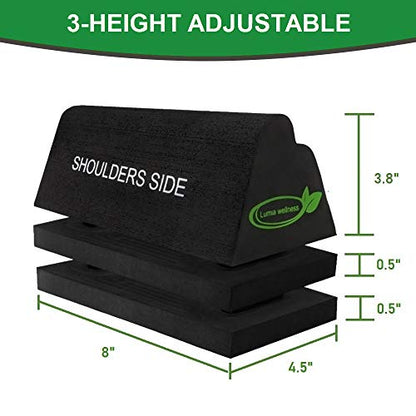 Cervical Orthotic Traction Block, Firm, Spinal & Neck Alignment, Cervical Traction Device & Neck Stretcher