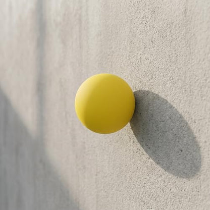 SUPVOX 4Pcs High Bounce Squash Balls: Professional Hollow Rubber Training for Racquetball & Handball - High Visibility Yellow Reflex Response Balls for Reflex & Agility Drills