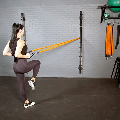 Stroops Spine Resistance Band Wall Anchor for Home Gym Workouts - size: 48"