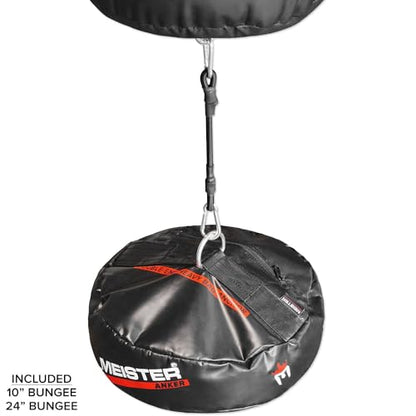 Meister Anker Double-End Boxing Heavy Bag Floor Anchor - style: ANKER w/ 10" & 24" Bungees