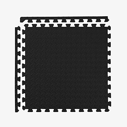 IncStores 5/8 Inch Thick Diamond Soft Foam Flooring Tiles | High-Density Interlocking Foam Tiles for Rugged Style in Your Home Gym, Playroom, and More