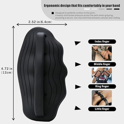 Anti-Slip Silicone Workout Grips – Ergonomic Gym Grips Pads for Men & Women, Professional Weight Lifting Grips, Hand Palm Protection, Breathable & Easy to Clean, Ideal for Strength Training