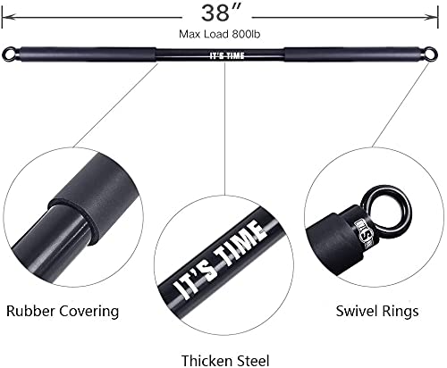 INNSTAR Cable Attachments for Gym, Heavy Cable Handles with Solid ABS Core Grips, D Handle Cable Attachment, Cable Machine Handles for Resistance Bands