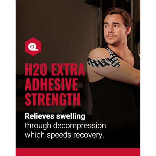RockTape Extra Sticky Kinesiology Tape - Athletic Tape for Muscle Pain Relief, Injury Recovery - Microscopic Skin Lifting & Decompression - Sweat & Water Resistant - color: Beige, style: EXTRA STICKY