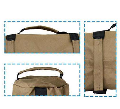Outdoor Weightlifting Training Sandbag, Adjustable Weight sandbag Canvas Sand Bag with Handles, Weightlifting Dumbbell for Home Training,Fitness,Yoga Workout