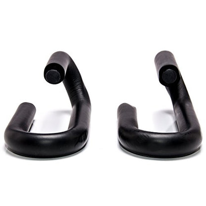 FFO Metal Push up Bar with Foam Grips on Handles. No Slip Pad on Pushup Stands. - Perfects Push ups. Builds Arms, Back, Chest, and Shoulder Strength. Great for P90X Workouts, CrossFit, Calisthenics