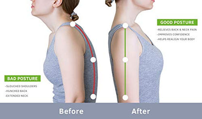 BEIBYE- Upper Back and Headache Pain Relief - treatment for Costochondritis and Tietze Syndromeb-Help Back Stretcher, Posture Corrector