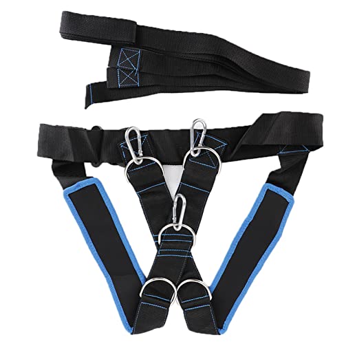Strength Training Sled Shoulder Harness with Resistance Band, Durable Nylon Material, Adjustable for Comfort, Ideal for Speed and Endurance Training, Suitable All Fitness Levels