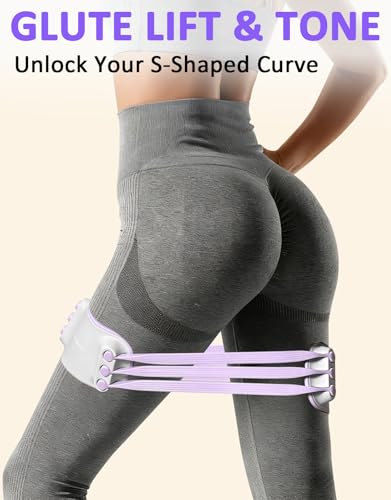 Adjustable Booty Resistance Bands with 5-Level, Non-Slip Glute Bands for Women, Wide Resistance Loop Bands for Butt and Leg Exercise