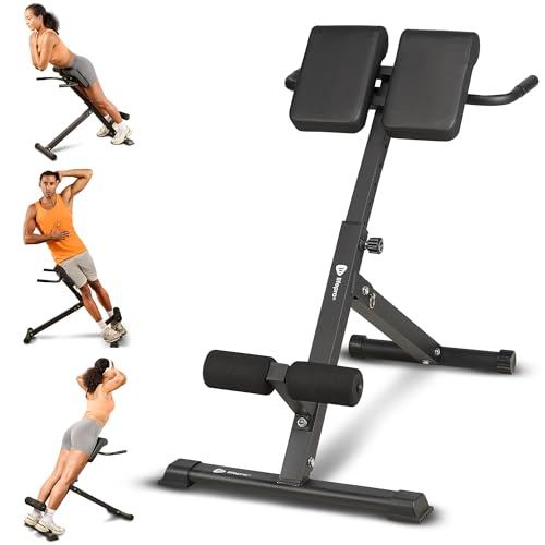 LifePro SculptTrainer Roman Chair with 330 lb Capacity — Incline Adjustable Hyperextension Bench for All-in-One Body Workout — Foldable Home Gym Back Extension Machine for Glutes, Core & Lower Back