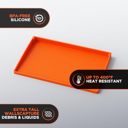 28" Silicone Griddle Mat for Blackstone 28 Inch Grill, Heavy Duty Food Grade Silicone Griddle Cover, Protect Your Grill from Dirt & Rust All Year Round - size: 28" x 18.1" x 2"