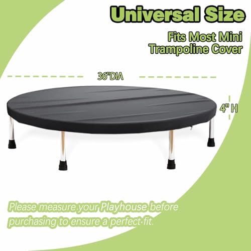 Waterproof Trampoline Cover for Mini, Fitness, Toddler/Adults Indoor/Outdoor/Garden Rebounder - Not Spring Cover