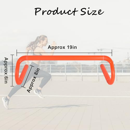 Agility Hurdles Detachable Speed Hurdles Spliced Agility Training Equipment for Soccer, Basketball and Track Drills