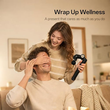 brenzo Massage Gun with Extended Handle, Cordless Full Body Massager