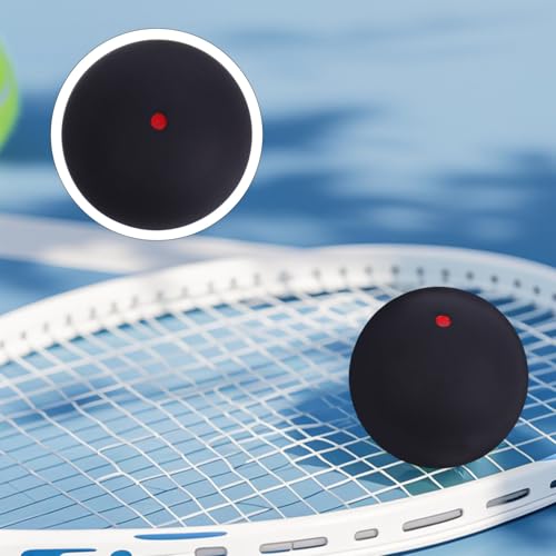 Toddmomy 1pc Squash Balls Single Dot Trainning Squash Ball Professional high Elasticity Resistant to Play for Beginners and Training