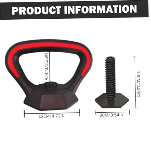 Adjustable Kettlebell Converter Handle Non-Slip Dumbbell Grip for Home Gym