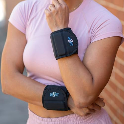 W8FIT Adjustable Wearable Wrist Arm Weights for Walking, Fitness, and Physical Therapy - size: MEDIUM 3 LBS PAIR (1.5 LB each)