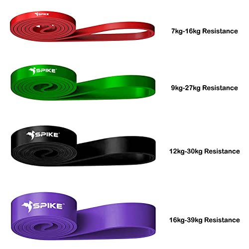 Spike Latex Heavy Resistance Band for Exercise Workout Pull Up Bands Home Exercise Bands Gym Resistance Bands Loop Bands Toning Bands for Men and Women