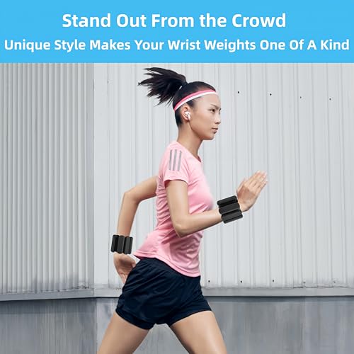 Wrist Weights,Silicone Adjustable Ankle And Wrist Weights For Women & Men