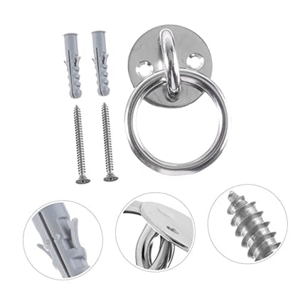 1set Ceiling Anchor Bracket for Suspension Trainer Gymnastic Yoga Swings Sturdy Mounting for Workouts