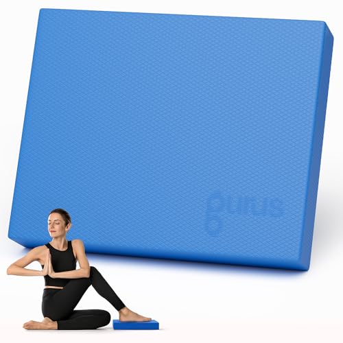 Balance Pad – High-Density Foam Balance Pad Physical Therapy for Stability & Strength, Exercise Foam Pad for Balancing, Non-Slip Lightweight Trainer for Home Gym & Rehab (Blue)