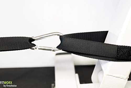 Battle Rope Anchor Strap Kit With Bonus Battle Rope Workout Guide- FitWorx By RadBizz