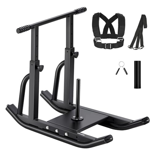 VEVOR Weight Sled,Workout Sled for Push-Pull Running & Strength Training - color: Black