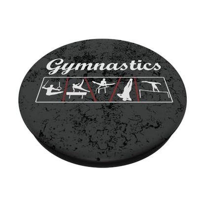 Awesome Boys & Mens Gymnastics Apparatus Gift Design PopSockets PopGrip: Swappable Grip for Phones & Tablets PopSockets Standard PopGrip - style: Standard