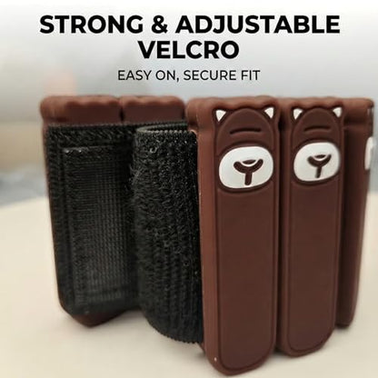 Wrist & Ankle Weights – 2 lbs / 1 lb Pair, Silicone-Wrapped Adjustable Wearable Weights for Toning, Walking, Pilates & Yoga