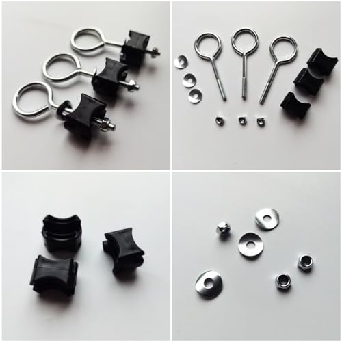6 Pack Trampoline Screws and Bolts Replacement Trampoline Poles Mount Screw for Kids Trampoline Leg Feet Connection Mini Trampoline with Safety Enclosure Mini Fitness Rebounder Trampolines