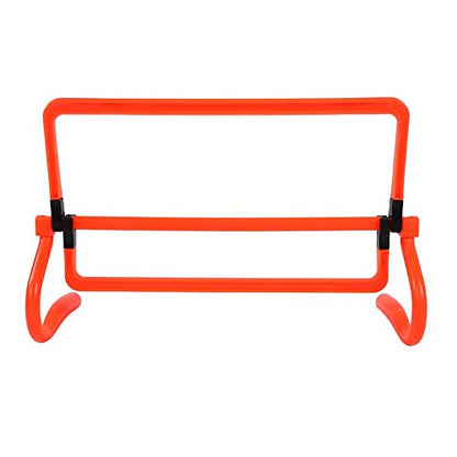 Zerone 5Pcs Speed Hurdles Football Soccer Training Adjustable Hurdles Speed Training Equipment
