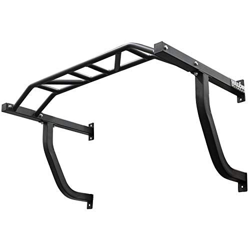 Valor Fitness CHN-3 Straight & CHN-UP Multi Grip Wall Mounted Pullup/Chin Up Bars for Home Gym Exercise and Workout - color: Multi