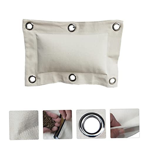 INOOMP Wall Mounted Canvas Fitness Sandbag for Boxing Training Small Empty Workout Bag with Reinforced Brass Buckle Suitable for Martial Arts Like Kickboxing and Karate