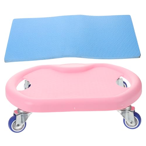Totority 1set Abdominal Sliding Discs Knee Pad for Core Strength Training Silent Design Workout Sliders for Home Fitness Gym Exercise Equipment Versatile Abdominal Fitness Discs