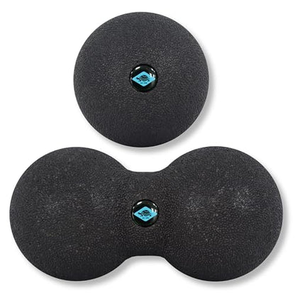 Schildkröt Dual Massage Set | Fascia Ball & Peanut Ball | Trigger Point & Self Massage | Muscle Relaxation & Regeneration | Yoga, Pilates & Physiotherapy