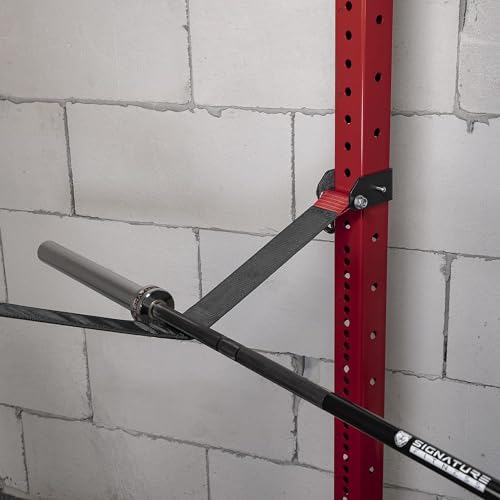 Signature Fitness Fitvids 3” x 3” Power Cage Squat Rack Accessories – Safety Straps – Straps, Pair – Black