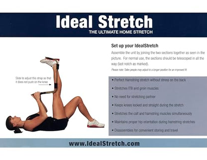 Leg Stretcher - Hamstring Stretcher - Hip Stretcher - Lower Back Stretcher, & Calf Stretcher - Stretching Equipment - Original Patented - Harmstring Recovery