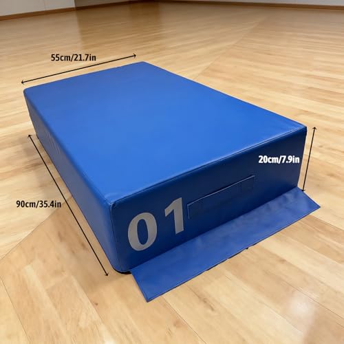 Free Combination Foam Plyometric Jump Box, Height Exercise Box Multiple Height Levels with Non-Slip Surface & EPE Foam for Plyometrics HIIT Strength Training Home Gym (Size:01#-35.4 * 21.7 * 7.9in) - size: 01#-35.4*21.7*7.9in