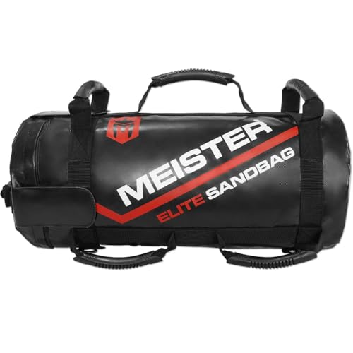 Meister 50lb Elite Fitness Sandbag Package w/ 3 Removable Kettlebells - BK