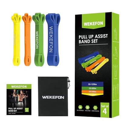 Resistance Bands Set, Pull Up Assist Bands - Stretch Resistance Band - Mobility Band Powerlifting Exercise Bands for Resistance Training, Physical Therapy, Home Workouts