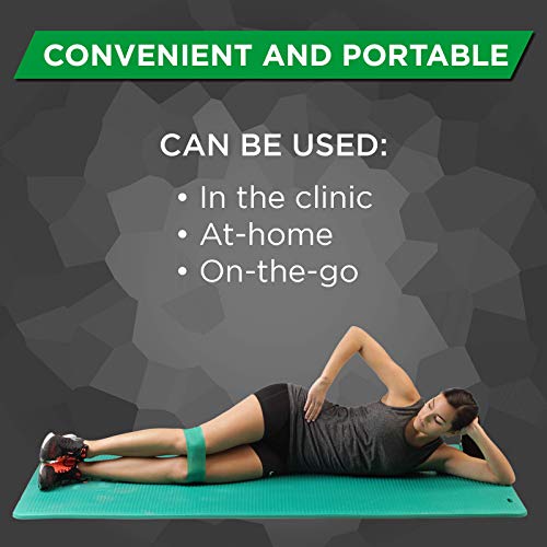 THERABAND Resistance Band Loop, Professional Latex Mini Band for Lower Pilates, Crossfit, Yoga, Stretching, Therapy, Strength Training without Weights, 18 Inch, Green, Heavy, Intermediate Level 1 - color: Green - Heavy, size: 18 Inch