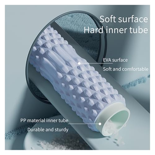 Foam Rollers For Muscle Massage - HIGH-Density Back Foam Roller For Back Pain Relief & Muscle Recovery In Legs & Arms
