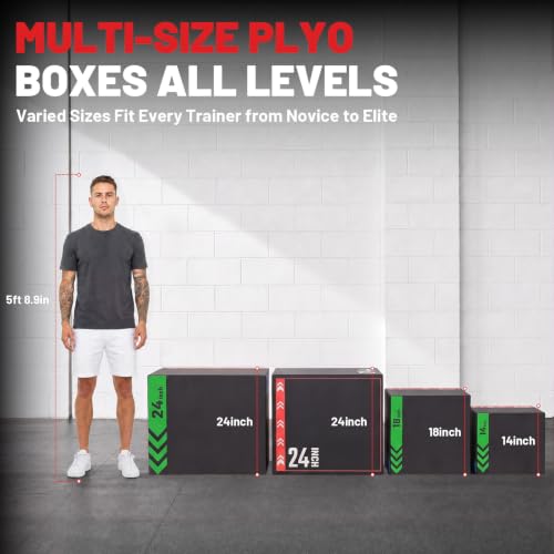 papababe 3-in-1 Jump Box, Anti-Slip, High-Density Foam - style: 20 x 24 x 30 inch (68 lb)