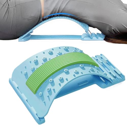 Back Arch Stretcher 3-Level Adjustable | Back Board Stretcher - Non-Slip Massager Spine Corrector for Muscle Recovery Fitness Men Women Workout Home Sleeping
