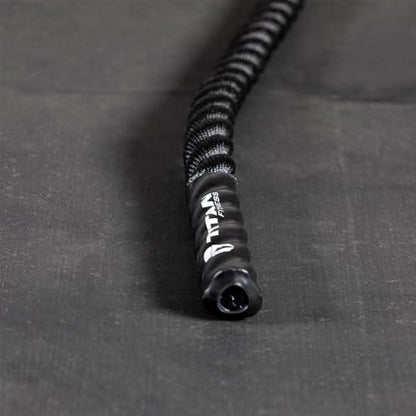 Titan Fitness Battle Rope 40ft x 1.5in, Poly Dacron Heavy Rope for Home Gym Conditioning Workouts, Cross-Train, Strength Training Exercises