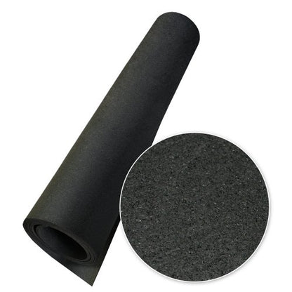 Rubber-Cal Elephant Bark Rubber Flooring - 3/16" Thick - color: Black, size: 24"L x 48"W x 0.2"Th