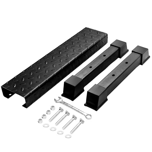 Steel Calf Raise Block – Heavy Duty Calf Stretch Platform for Seated & Standing Calf Raises, Calf Extension, Dumbbell Calf Raise & Leg Strength Training Equipment for Home Gym