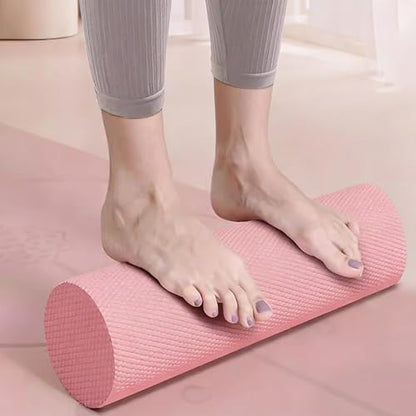 2026 Foam Massage Roller for Back Legs, Standard Compact Textured Foam Roller for Muscle Relif, Trigger Point Massage Roller for Legs, High-Density Massage Roller for Home (Blue#C)